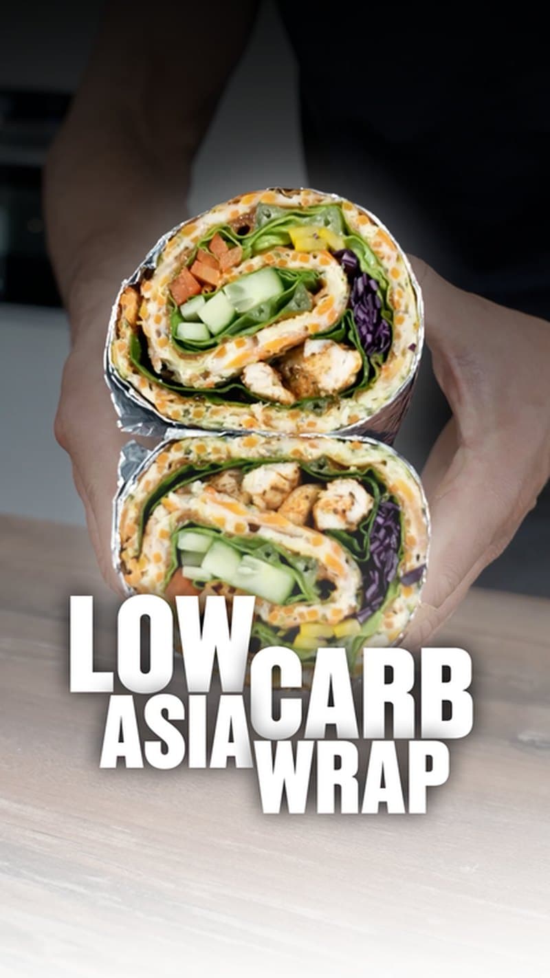 High Protein Asia Wrap