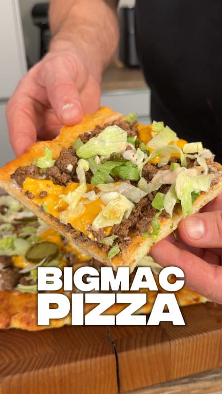 BigMac Pizza (Quark-Teig)