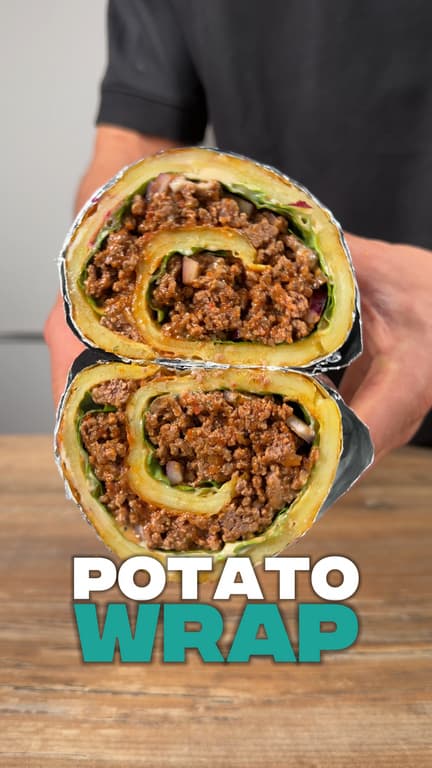 High Protein Potato Wrap