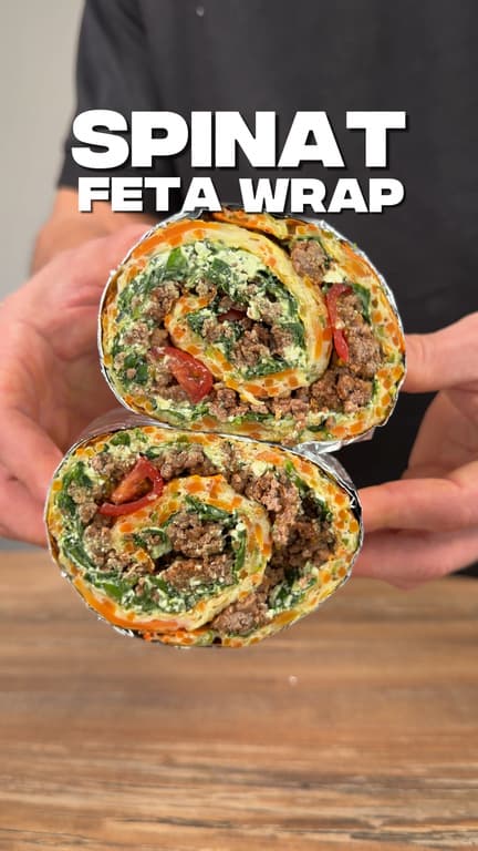 Spinat Feta Wrap