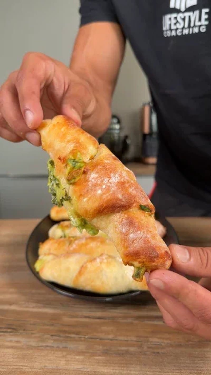 Spinat-Feta-Hörnchen